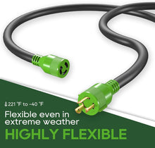 Load image into Gallery viewer, NEMA L5-30P 50 Foot 30 Amp Generator Power Cord - Safe &amp; Durable Solutions