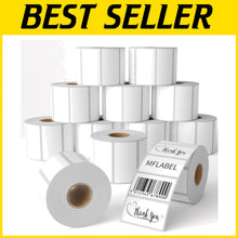 Load image into Gallery viewer, 12 Rolls of Fade-Proof Thermal Labels for Shipping - 2.25'' x 1.25'' Rectangular