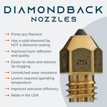 Load image into Gallery viewer, High-Performance 0.25mm Diamondback Nozzle – Reduce Clogging &amp; Enhance Adhesion