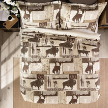 Load image into Gallery viewer, All-Season Full/Queen Microfiber Aztec Quilt Set with Pillow Shams - Cozy Style