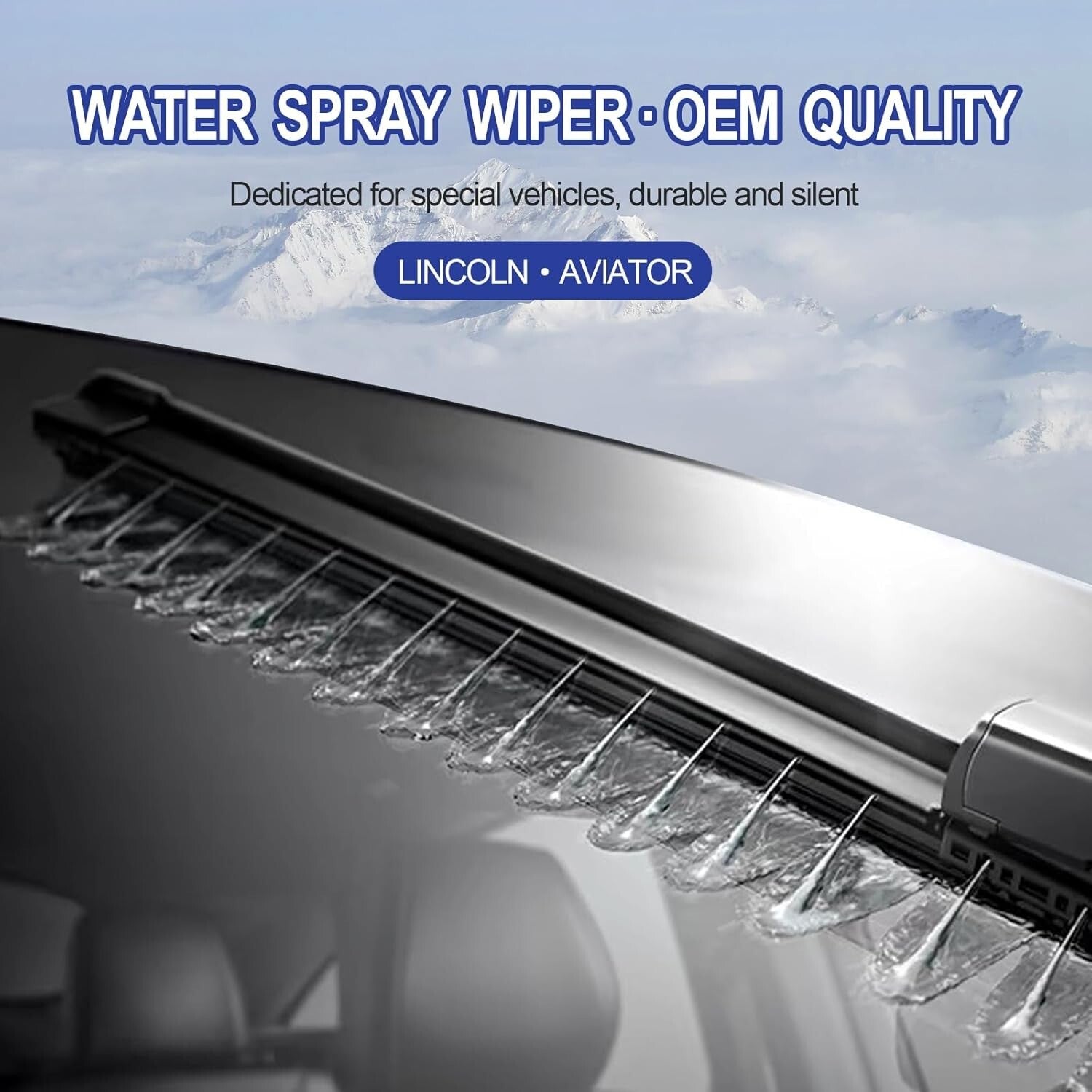 Easy Fit Replacement Wipers for Lincoln Aviator 2020-2023 - 3-Piece Collection