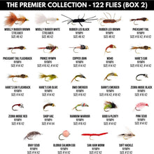 Load image into Gallery viewer, Fish-Approved 122 Fly Assortment for Trout &amp; Bass - 2 Compact Storage Boxes
