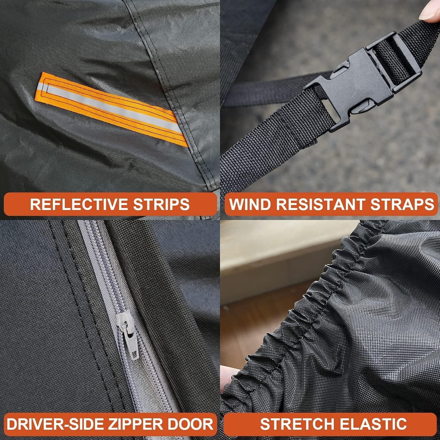 Durable 7-Layer SUV Car Cover - Full Exterior Protection for 182-190 Inch Models