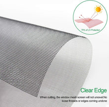 Load image into Gallery viewer, Versatile 84in x 100ft Fiberglass Mesh Screen Roll for Patio and Window Screens