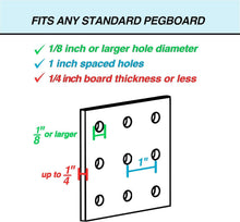 Load image into Gallery viewer, Efficient 24-Pack Heavy Duty Bins for Pegboards - Organize Your Workspace