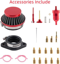 Load image into Gallery viewer, Adjustable 24mm Carburetor Kit with Air Filter for Racing &amp; Off-Road Vehicles