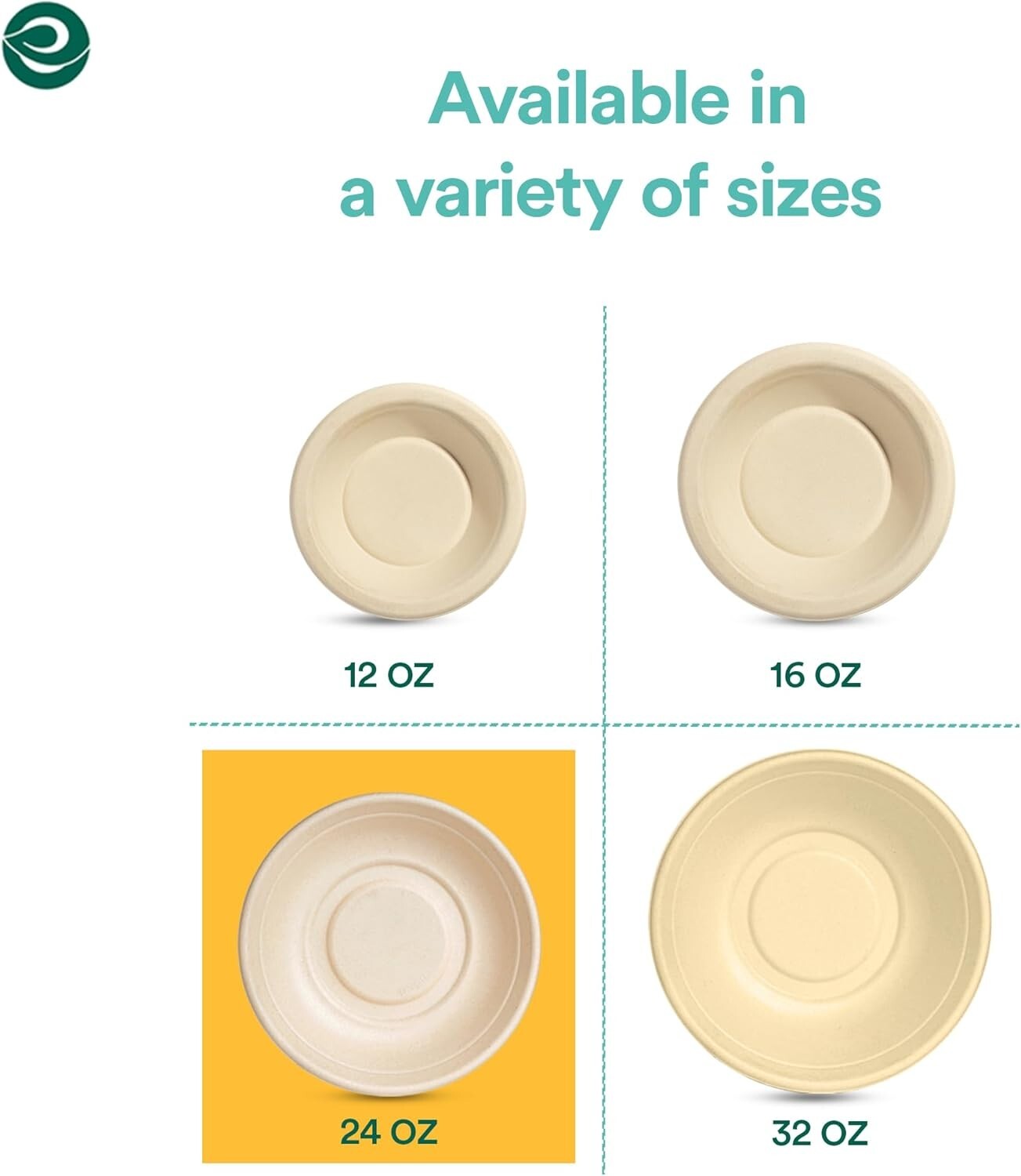 100% Compostable 24 Oz Soup Bowls - 1000 Pack Heavy-Duty Eco-Friendly Solution