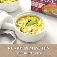 Load image into Gallery viewer, Organic Instant Miso Soup Packets with Tofu - Vegan &amp; Gluten-Free, 12 Pack
