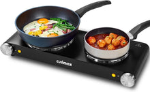 Load image into Gallery viewer, 1800W Double Electric Hot Plate - Adjustable Temperature for Versatile Cooking