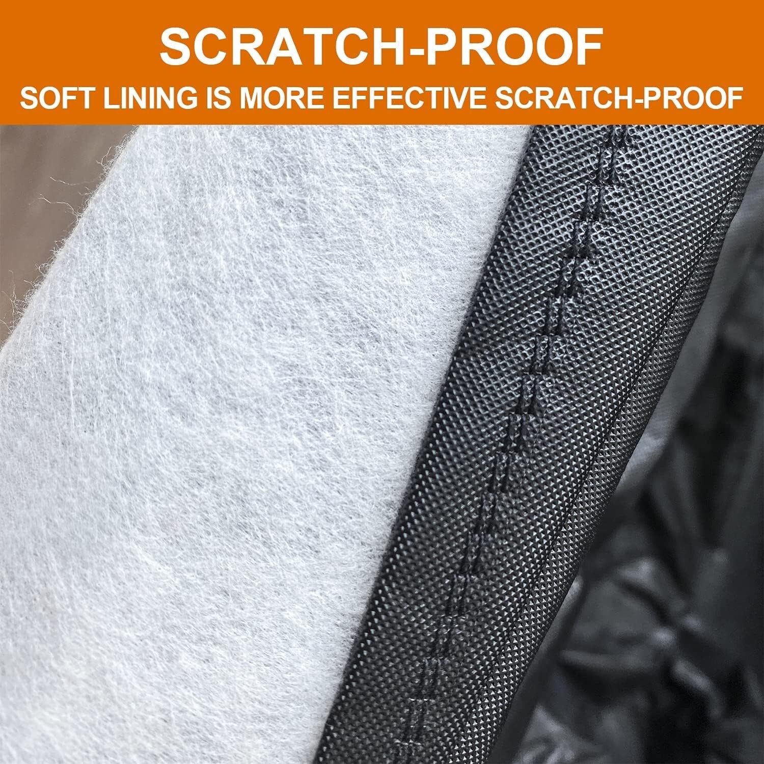 Durable 7-Layer SUV Car Cover - Full Exterior Protection for 182-190 Inch Models