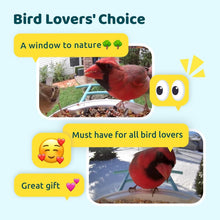 Load image into Gallery viewer, Solar-Powered Bird Feeder Camera with AI Species Recognition &amp; Cloud Storage