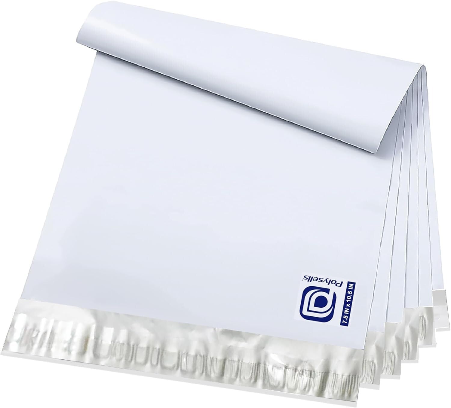 Heavy-Duty 7.5x10.5" Waterproof Poly Mailers - 1000 Pcs Self-Adhesive Envelopes