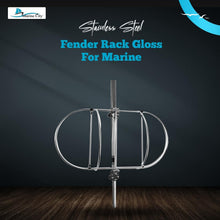 Load image into Gallery viewer, Versatile 11-Inch Stainless Steel Fender Holder for Boats and Kayaks - Pack of 1