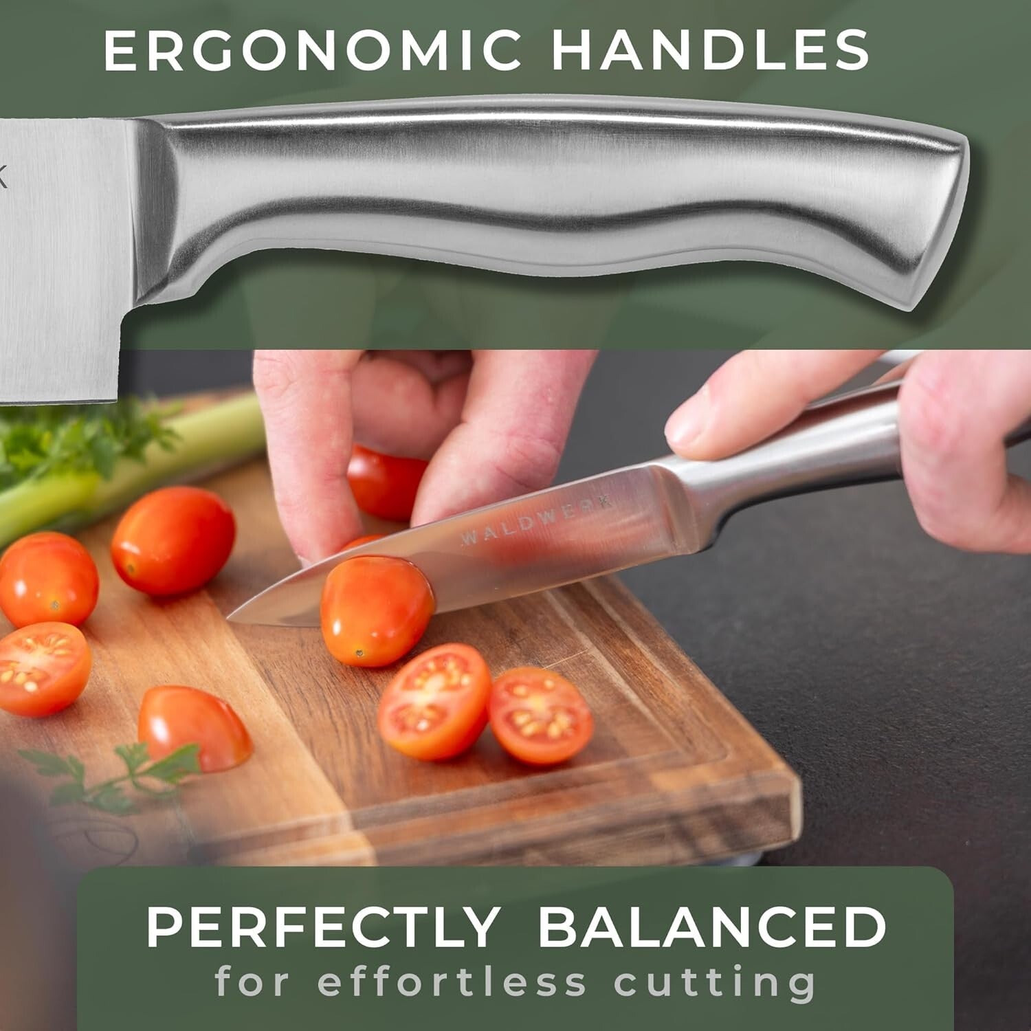 Chef’s Choice: 7-Piece Knife Block Set with Integrated Sharpener and Scissors