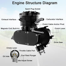 Load image into Gallery viewer, Durable 80cc 2-Stroke Bicycle Engine Kit - Perfect Fit for 26-28" Mountain Bikes