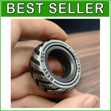 Load image into Gallery viewer, Haptic Feedback Fidget Rings in Stainless Steel - ADHD Stress Relief Solution