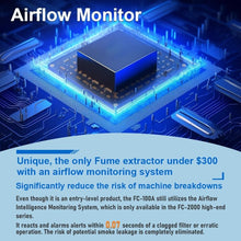 Load image into Gallery viewer, Professional Grade 100W Solder Fume Extractor - Powerful Smoke Absorption