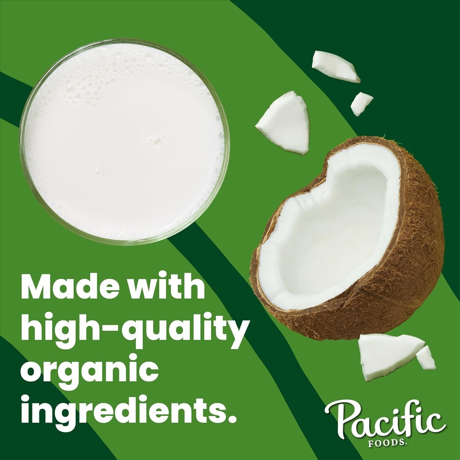 Delicious Plant-Based Coconut Milk - 32 oz Cartons, 12 Pack for Versatile Use