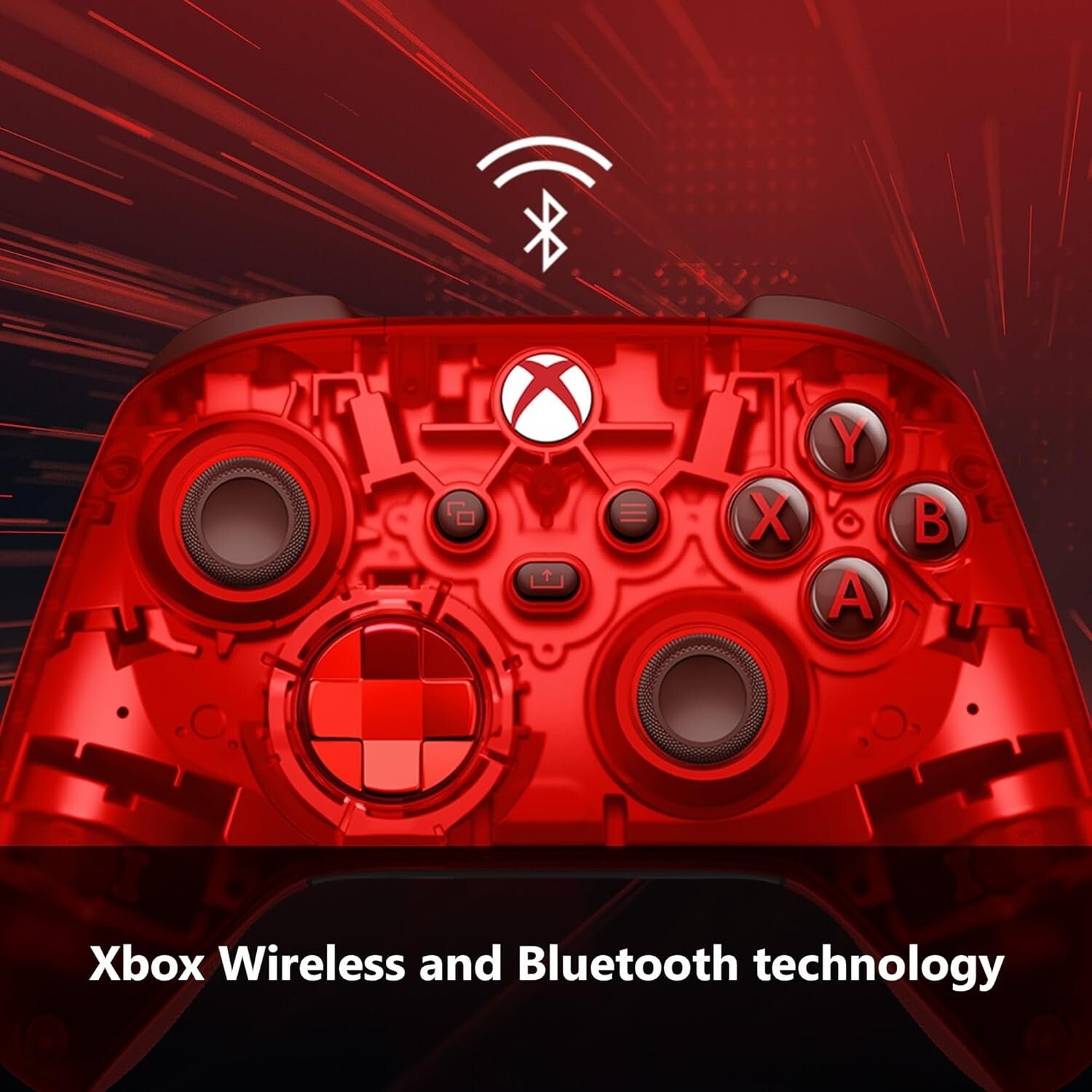 Pulse Cipher Special Edition Wireless Controller - Red Metallic Gaming Accessory