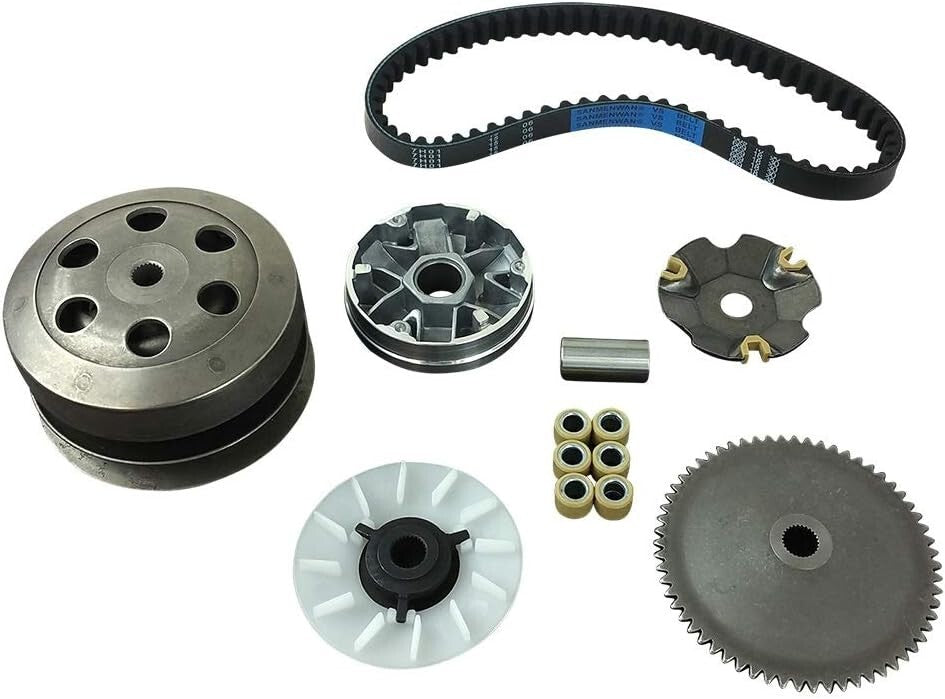 Complete Kit: 50cc Scooter Clutch Assembly & Variator for Smooth Performance