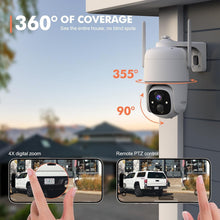 Load image into Gallery viewer, Solar Powered 2K Security Camera with 5 Preset Positions for Total Coverage