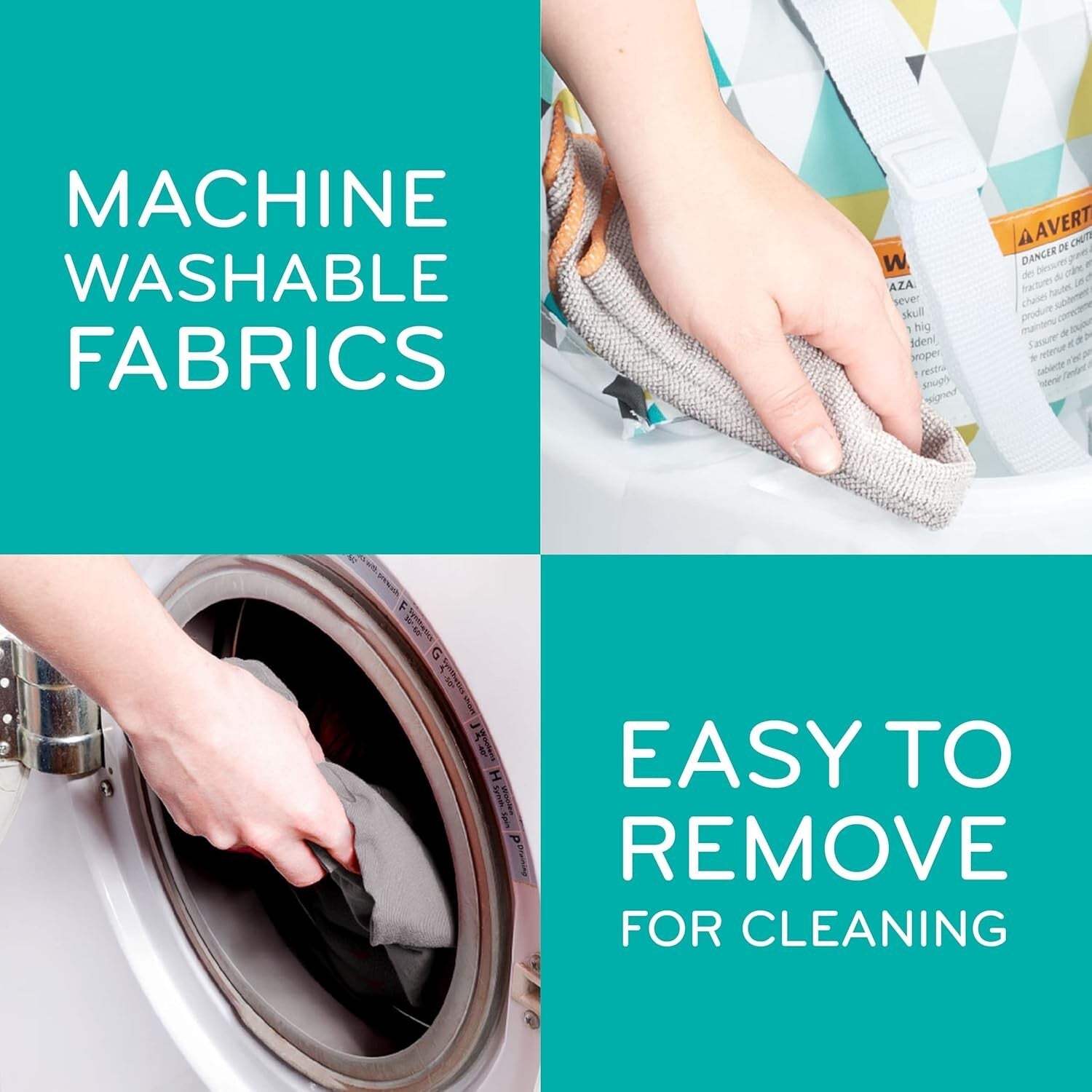 Colorful 4-in-1 Convertible High Chair with Removable Tray for Easy Cleanup