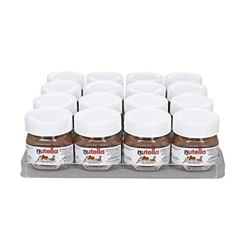 Cocoa Hazelnut Spread Bonanza: Creamy Mini Glass Jars - Case of 64, 0.88 oz