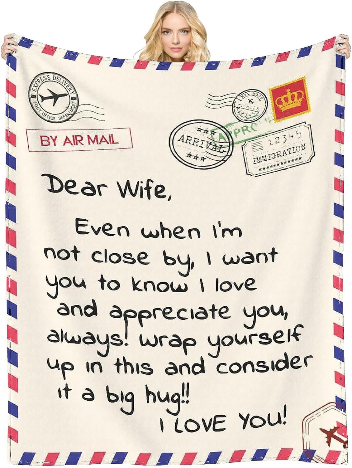 Luxurious Flannel Throw Blanket for Wife - Heartfelt Anniversary & Birthday Gift