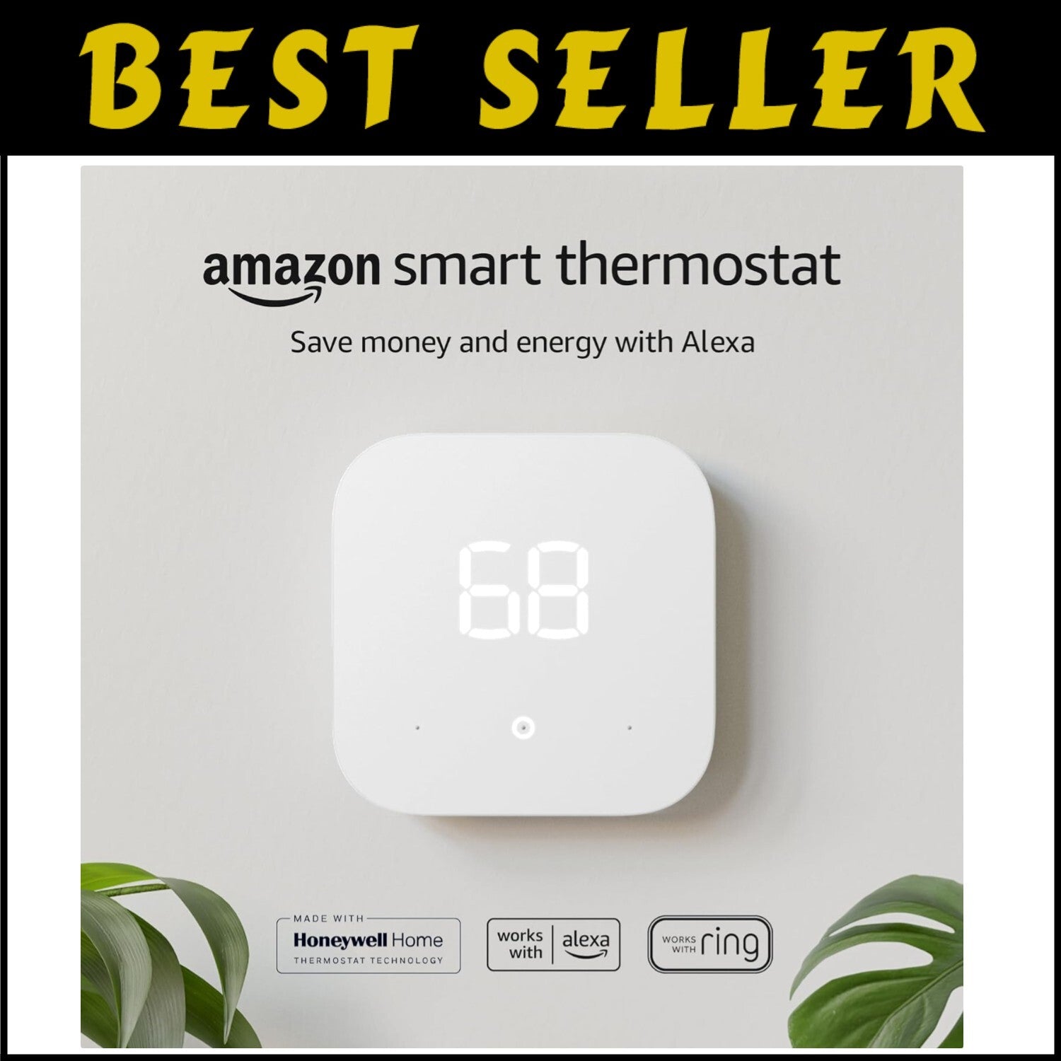 Energy-Saving Amazon Smart Thermostat with Remote Control & Temperature Sensors