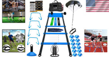 Load image into Gallery viewer, Professional Agility Training Set: Ladder, Parachute &amp; Hurdles for All Sports