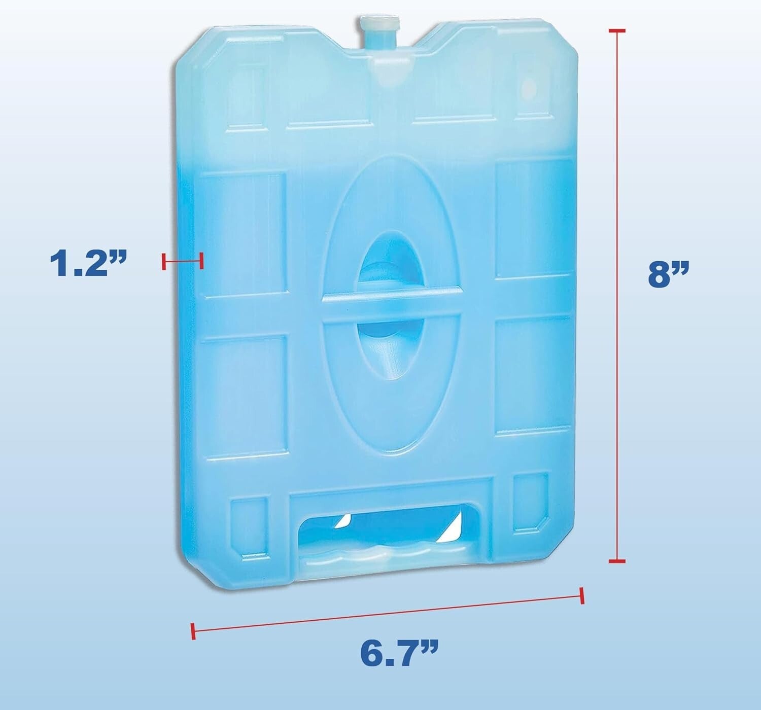 Durable Jumbo Ice Packs - 8 Pack for Coolers, Camping & Outdoor Adventures