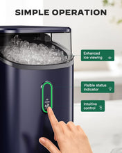 Load image into Gallery viewer, Compact Nugget Ice Maker - 33 lbs/24H, Perfect for Parties &amp; Refreshing Drinks
