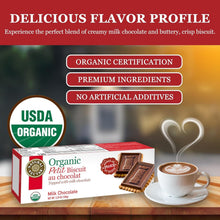 Load image into Gallery viewer, Luxury Organic Milk Chocolate Petit Biscuit Pack - 12 Snacks, Ideal for Sharing