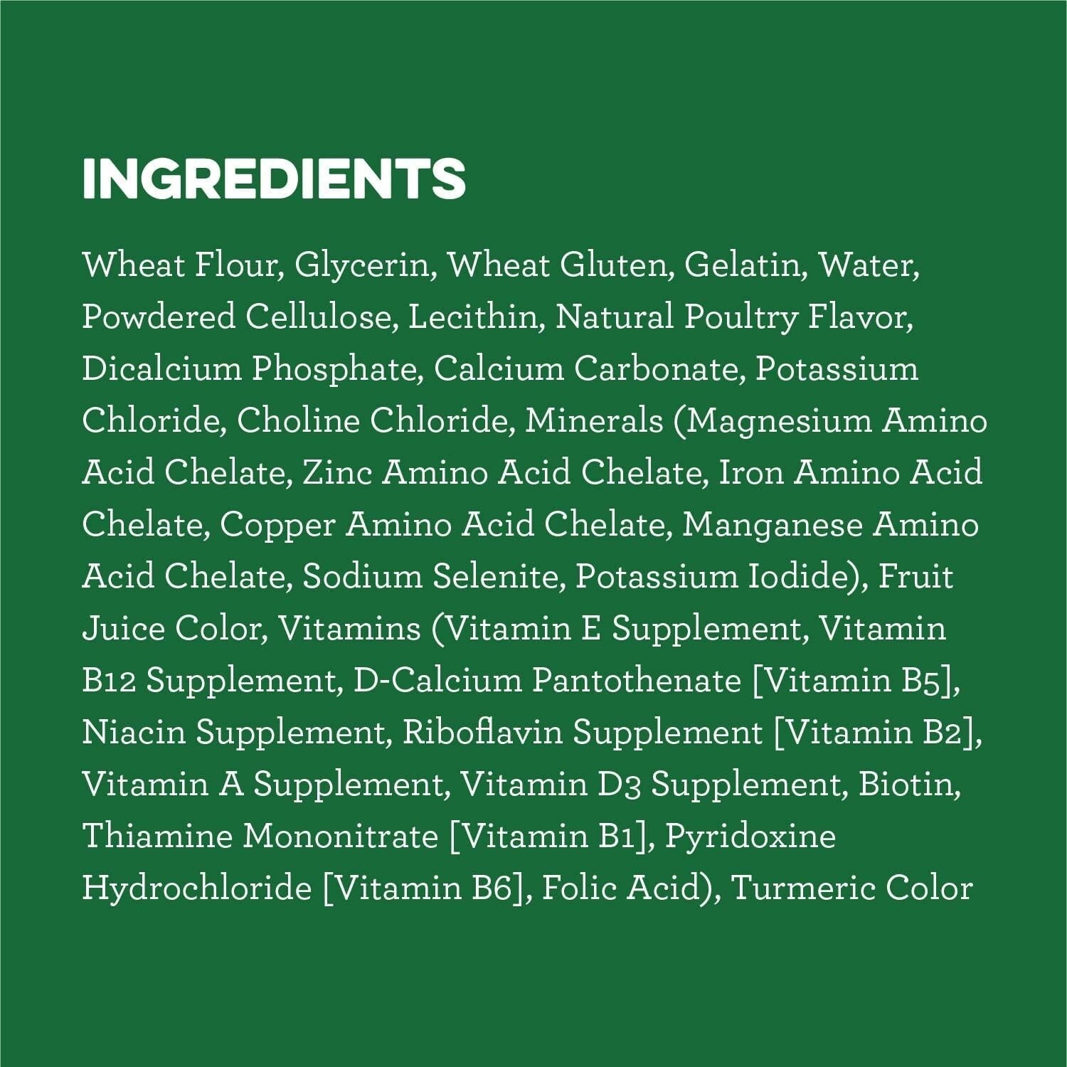 130 Chewy Dental Treats for Small Dogs - Original Flavor & Natural Ingredients