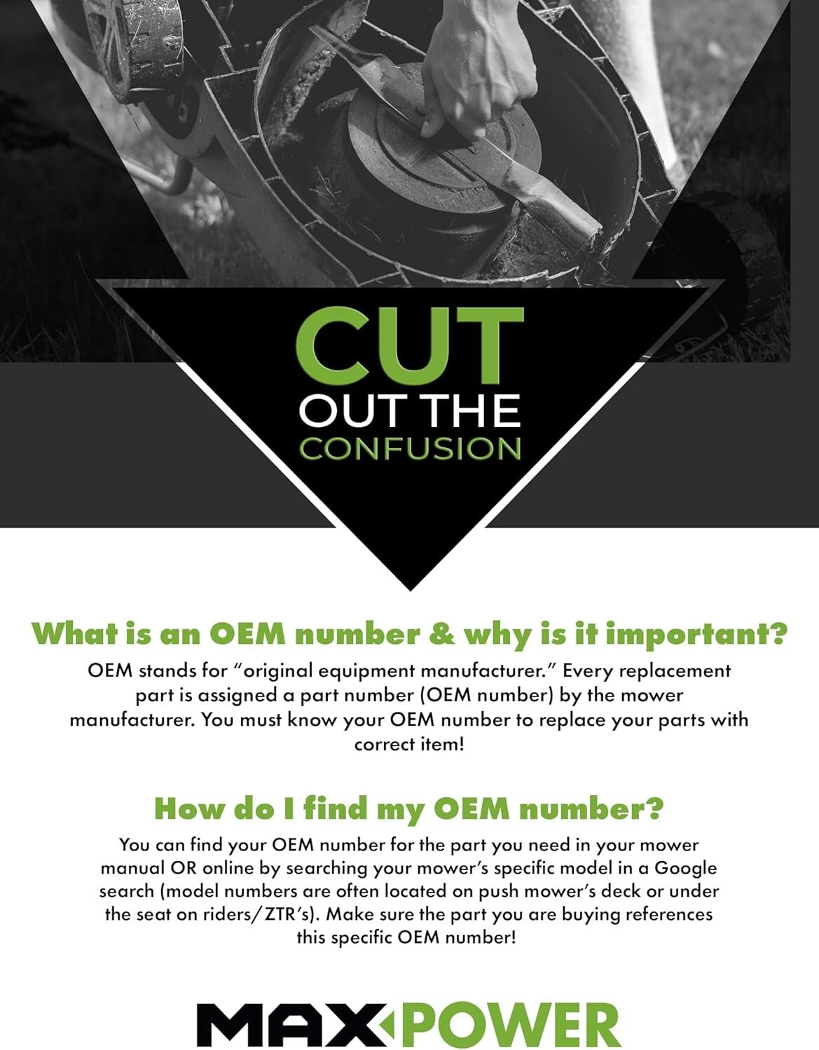 Precision 3-Blade Set for 54 in. Hustler Mowers - Replaces OEM 601124 & 797696