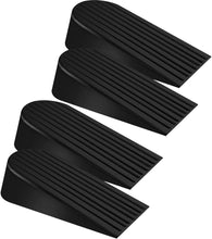 Load image into Gallery viewer, Heavy-Duty Rubber Door Stopper Wedge - Non-Scratching &amp; Versatile, 4 Pack