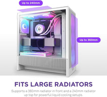 Load image into Gallery viewer, High-Performance H5 Flow RGB ATX Mid-Tower Case with Extensive Cooling Support
