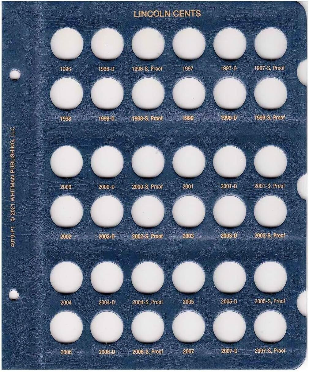 Coin Collector's Essential: Lincoln Cent Album with Historical Mint Info Inside