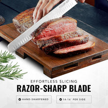 Load image into Gallery viewer, Artisan BBQ Knife Set – Razor-Sharp 12" Slicing Knife &amp; 6" Boning Knife Gift Set
