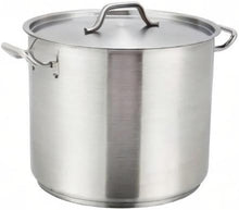Load image into Gallery viewer, Commercial-Grade 32 Quart Stainless Steel Stock Pot with Dual Riveted Handles