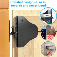 Load image into Gallery viewer, Versatile Gate Hardware Kit with Easy Install Brackets for Garden &amp; Driveway