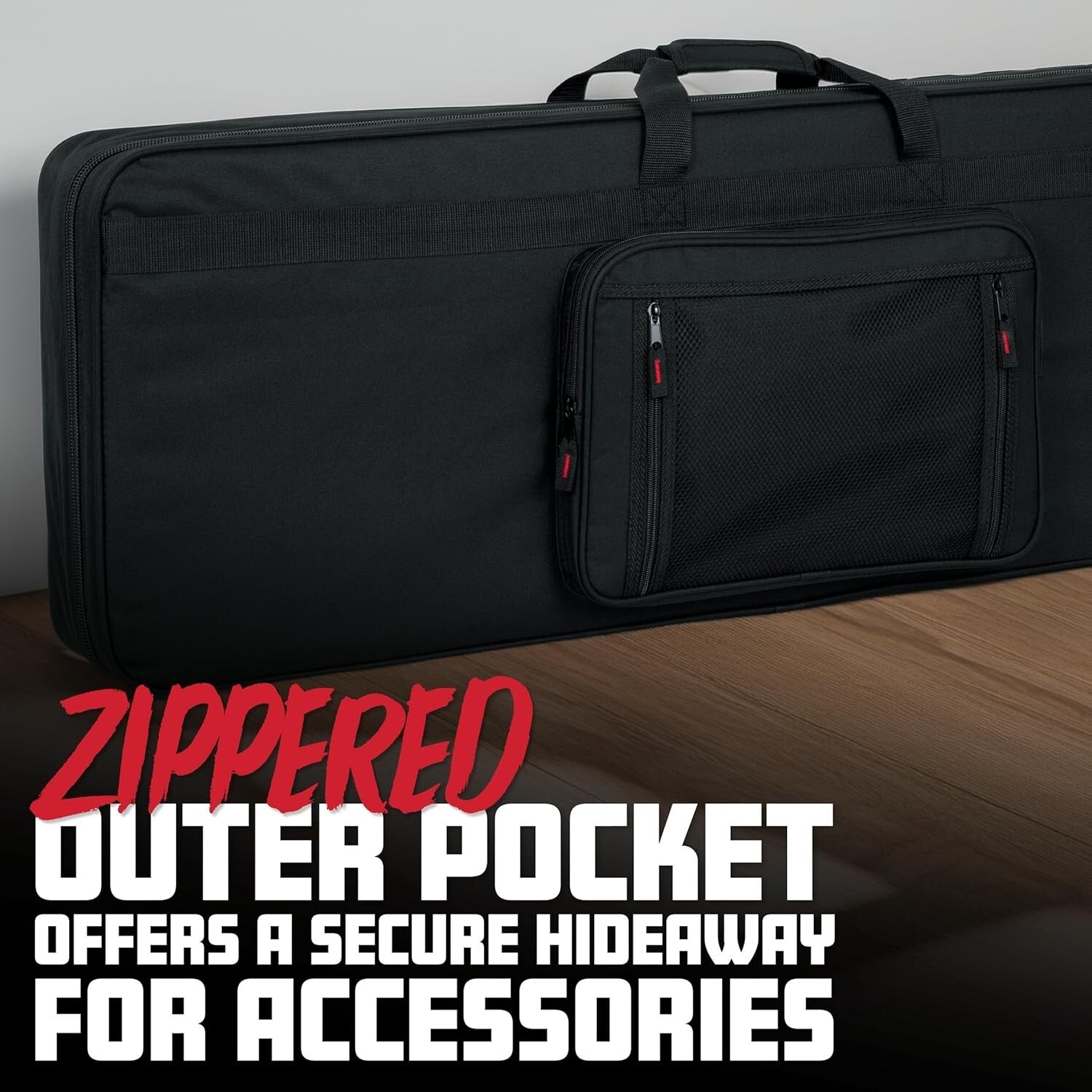 High-Durability Bass Guitar Case with Plush Lining - Fits Major Models 44x16 in