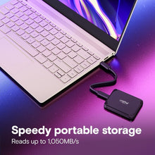 Load image into Gallery viewer, Compact 2TB External SSD - 1050MB/s Speed &amp; Broad Compatibility for All Devices