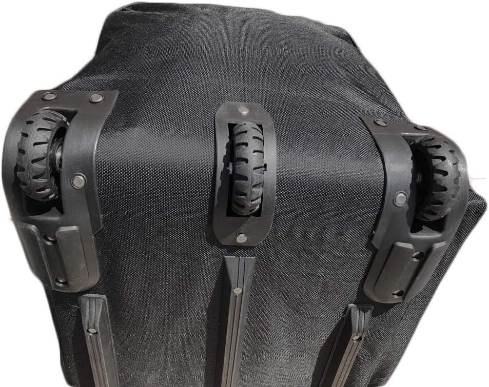 Durable 42" Duffle Bag with Inline Wheels - Ideal for Travelers and Athletes