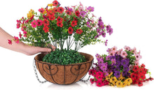 Load image into Gallery viewer, Vibrant Artificial Silk Daisy Flower Basket - Perfect for Indoor &amp; Outdoor Decor