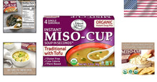 Load image into Gallery viewer, Organic Instant Miso Soup Packets with Tofu - Vegan &amp; Gluten-Free, 12 Pack