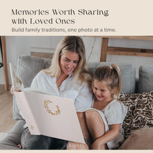 Load image into Gallery viewer, Square Scrapbook Photo Album: Gold-Stamped, Durable - Gift for Every Occasion