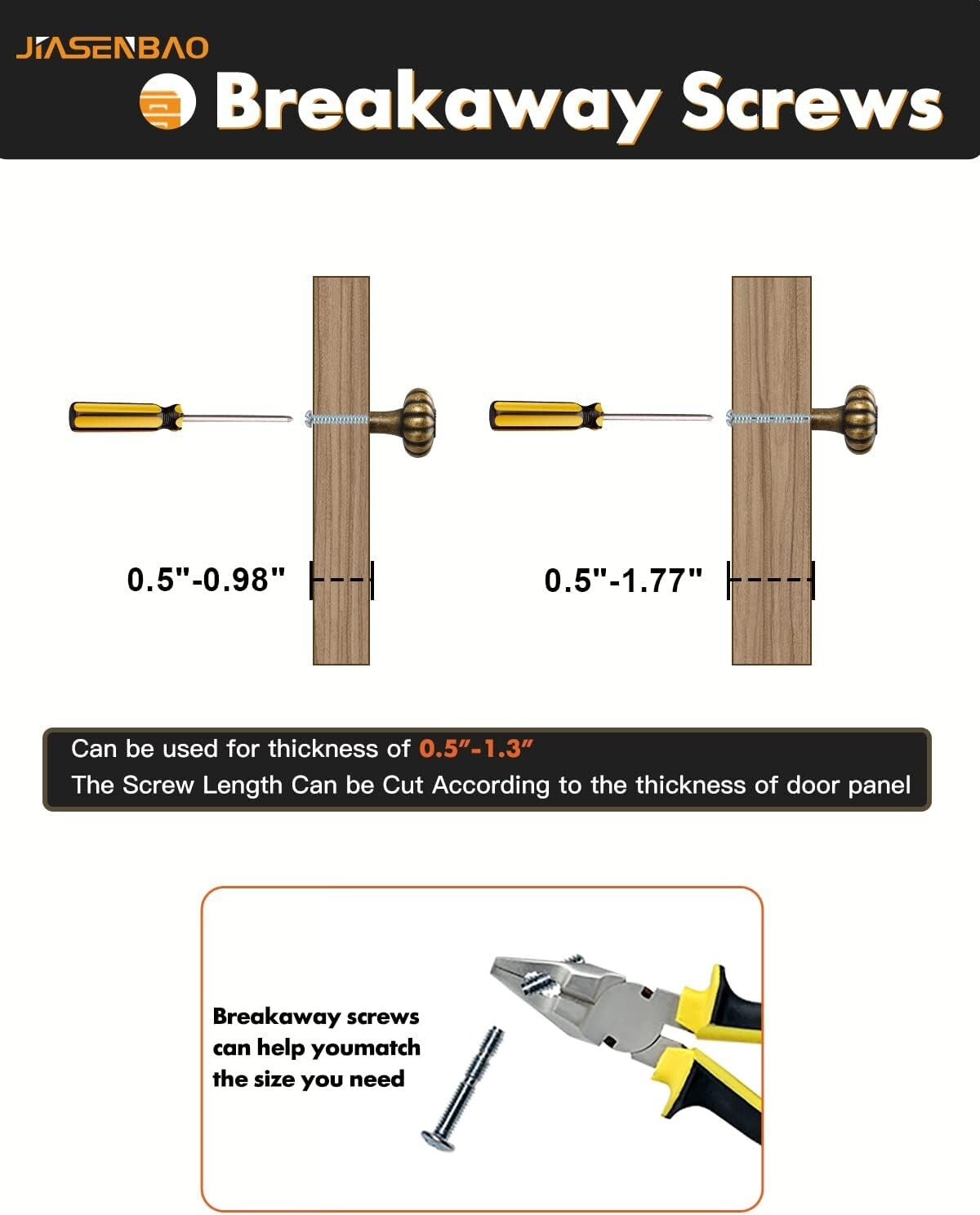 Stylish Antique Brass 10 Piece Knob Set for Cabinets & Drawers - Retro Design