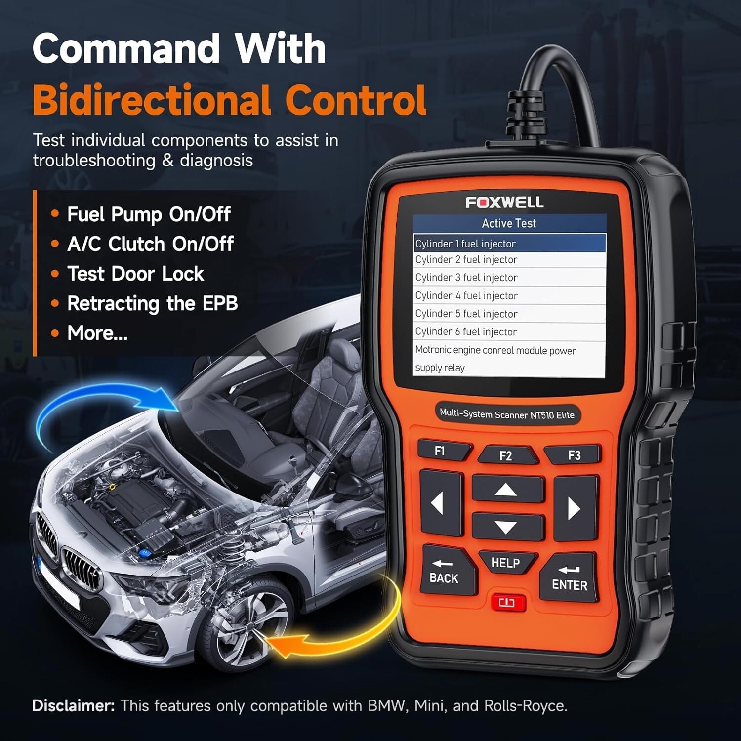 Complete BMW & Mini Diagnostic Tool with Battery Registration and Reset Services