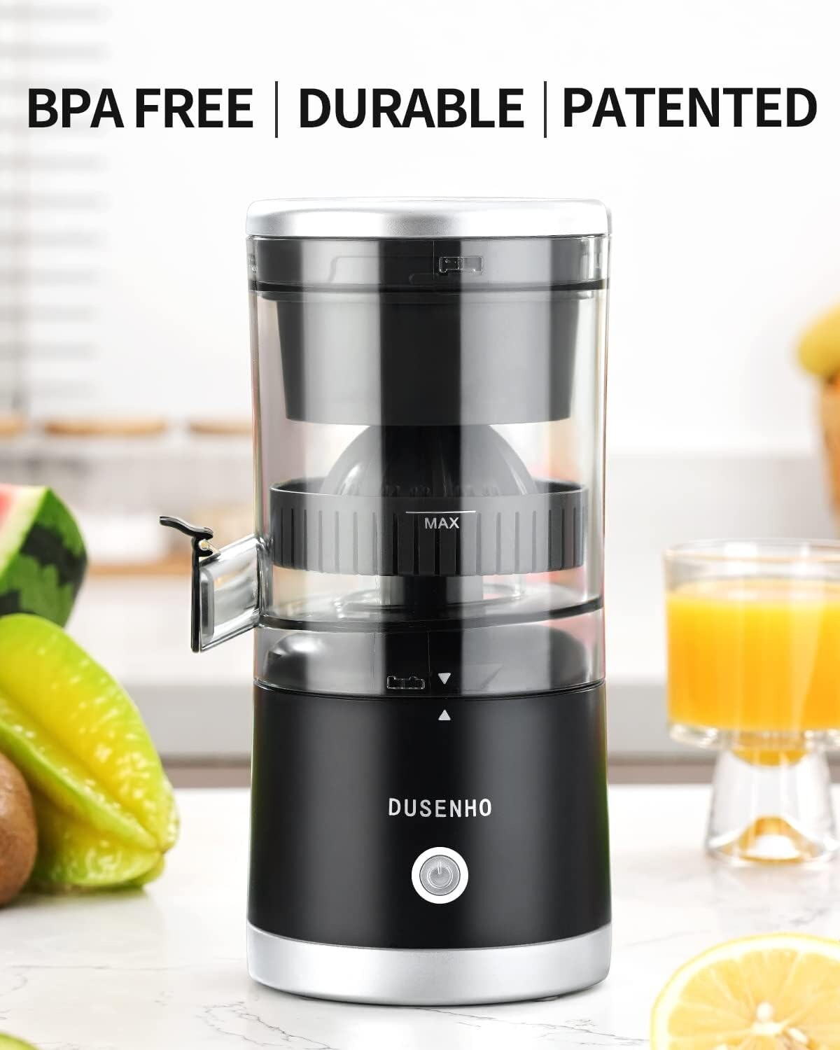 Easy Clean Citrus Juicer - Portable Rechargeable Juicer for Oranges & Lemons